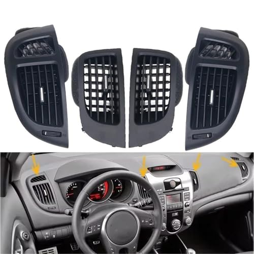 Rejilla de aire acondicionado frontal 974401M000WK para Kia Forte 2011 4