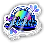 VulgrCo Personalized Custom Stickers Individually Cut Decals Fun, Business, Weddings, Birthdays, Gifts Waterproof Fast Turnaround - UV Resistant- Waterproof - PRO MAX Vinyl (Die-Cut)
