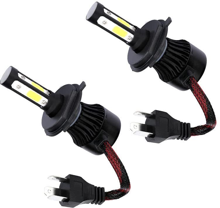 GONAMA H4 Car Led Headlight Bulbs Hi/Lo 72W 9000LM 6500K LED Fog Light Automotive Headlight Bulbs Auto Conversion Driving Lamp Cool White, (H4)-image-4