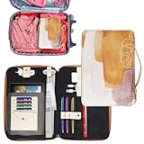 Fabrication soignée : avec son design raisonnable et ses multiples poches de différentes tailles, cette housse pour ordinateur portable offre une solution de rangement pratique pour garder les accessoires électroniques bien organisés et facilement accessibles lors de vos déplacements