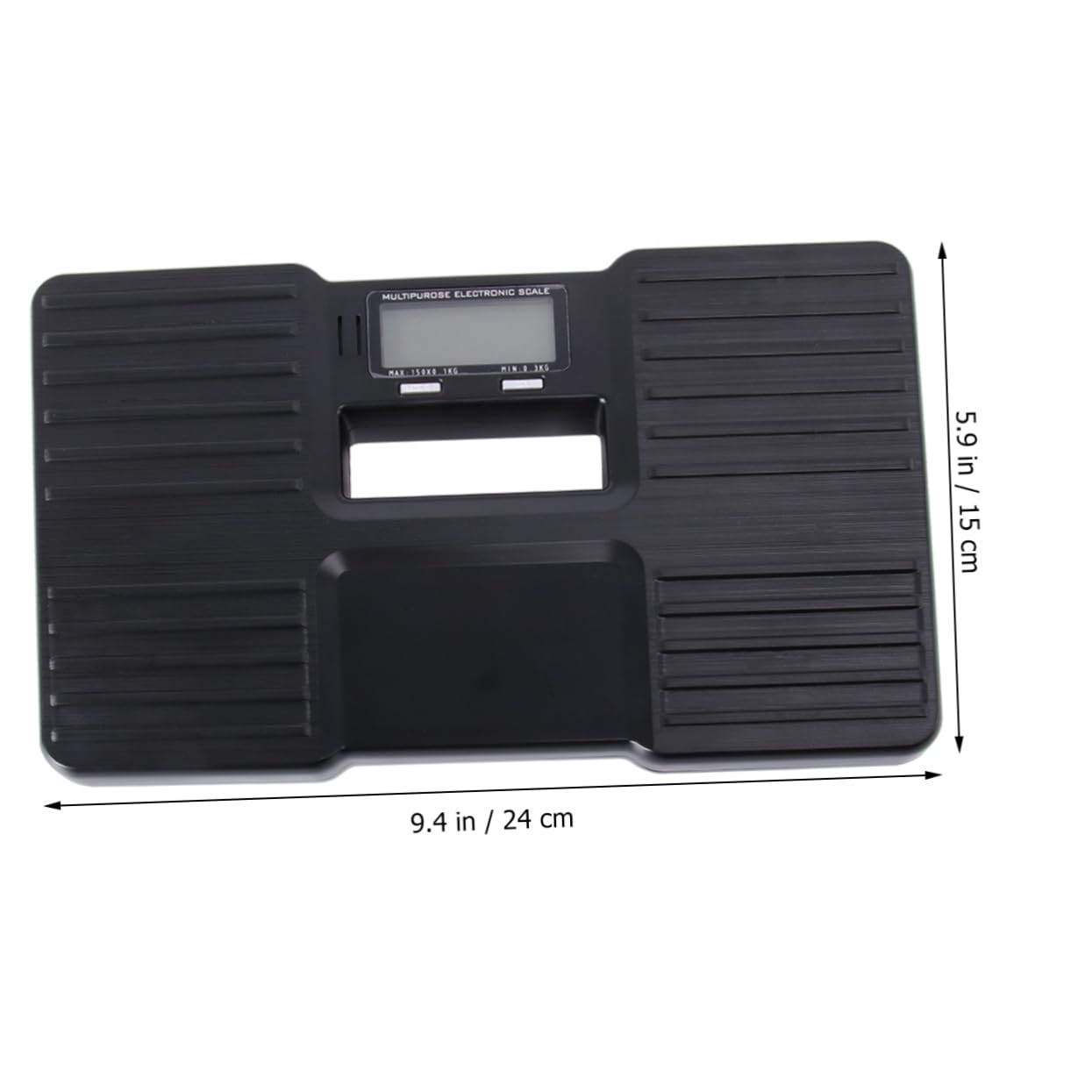 Báscula Digital para Equipaje 150kg, Plástico Negro, Portátil