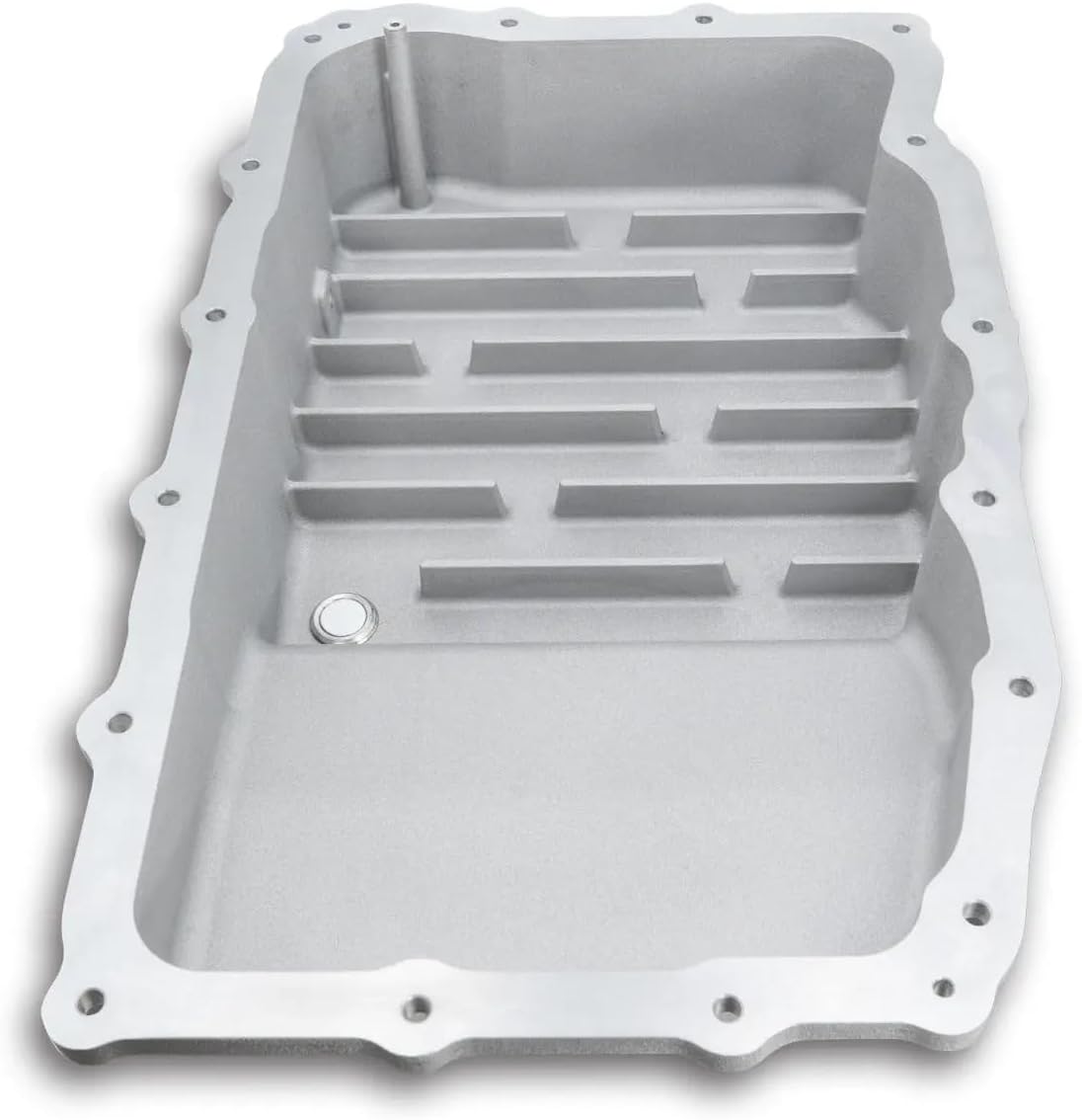 PPE Heavy Duty Cast Aluminum Deep Transmission Pan (RAW) 128051200 Compatible for 2018+ GM Tahoe/Suburban/Yukon/Escalade with Allison 10L80 Transmission