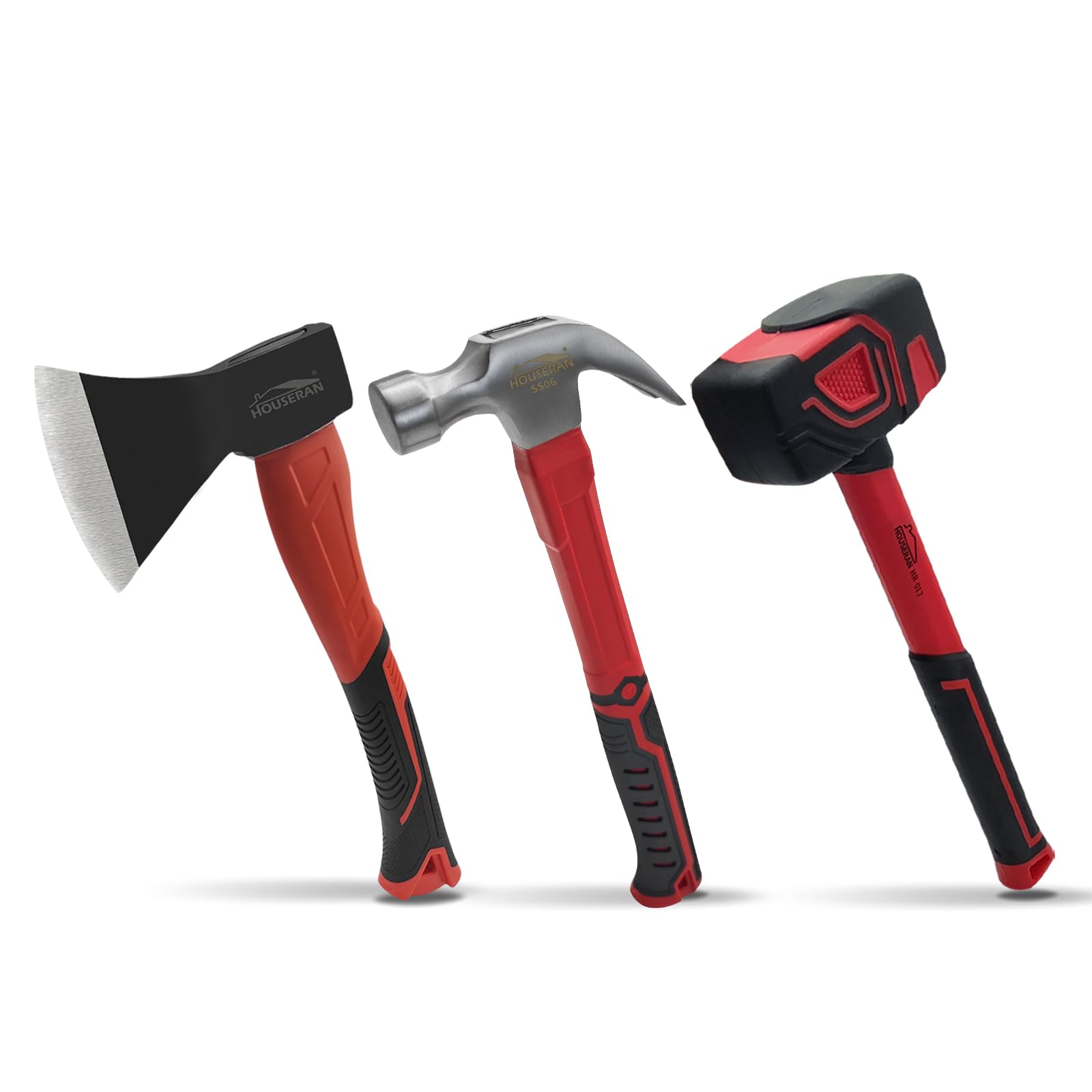 3 Piece Hammer Set, Mechanic Rubber Mallet Set