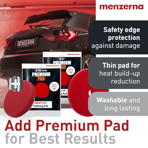 Image of menzerna Heavy Cut Compound 1000 Improved Formula I Abrasive Polishing Compound for Deep Scratches, Swirls I Buffing and Polishing Compound for Scratch Repair I Silicone Free I 16 fl oz.