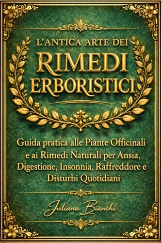 L’ANTICA ARTE DEI RIMEDI ERBORISTICI: Guida pratica alle Piante Officinali e ai Rimedi Naturali per Ansia, Digestione, Insonnia, Raffreddore e Disturbi Quotidiani