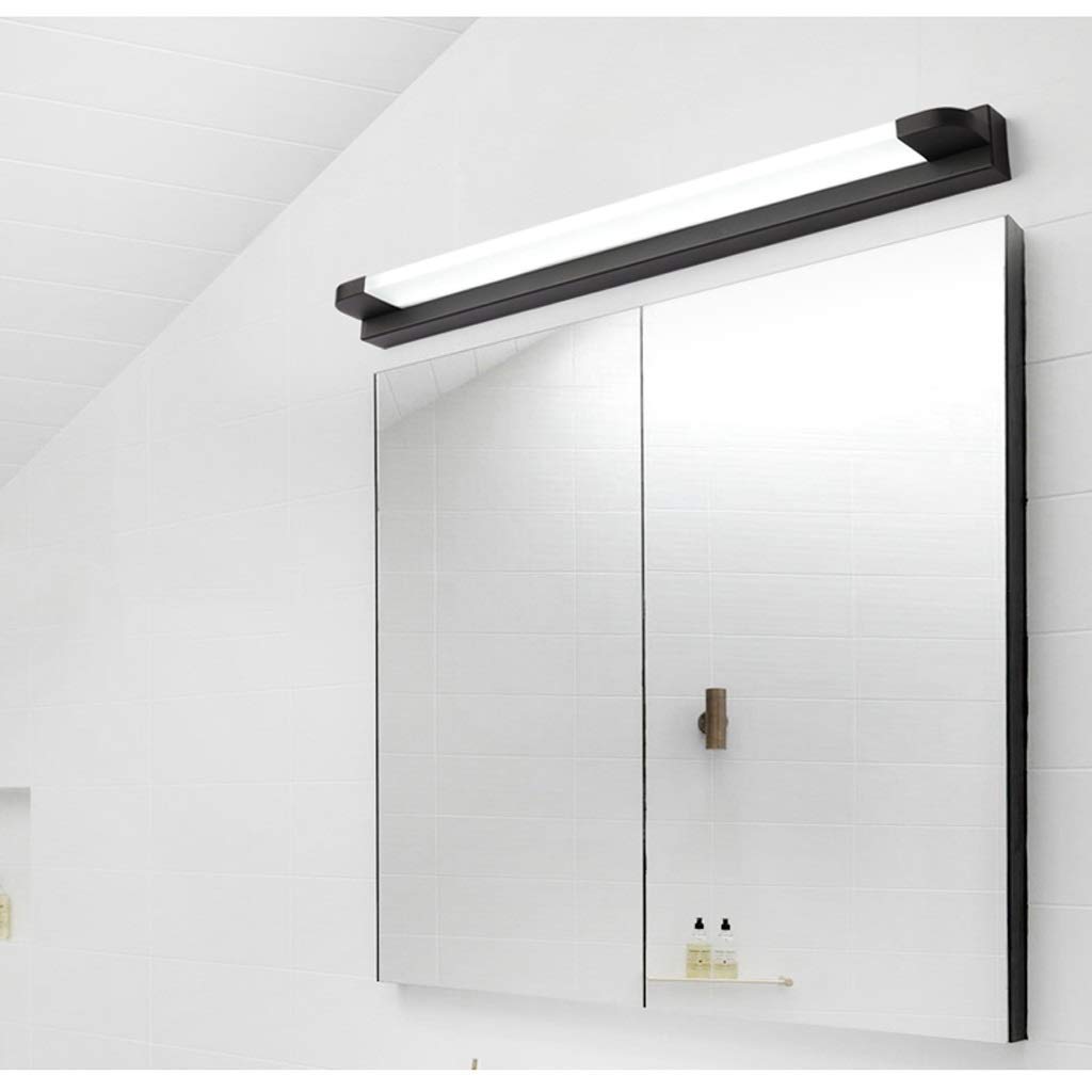 Lámpara de espejo Lámpara frontal de espejo para baño Lámpara de pared para baño con luz led moderna minimalista Lámpara de espejo para baño con perforación gratuita Lámpara de maquillaje para baño