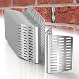 40 PCS Weep Hole Covers for Brick Walls,Stainless Steel Weep Holes Cover,Brick Weep Hole Screens,Drain Hole Inserts for Bricks,Flexible Spring Weep Hole Mesh to Block Small Creatures Entry