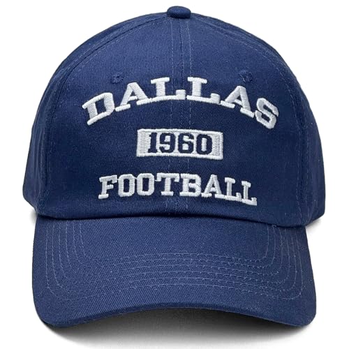 Image of Sport hat Trucker Hat for Men Women Classic Football Fans US Cities Mesh Adjustable Embroidered Baseball Cap