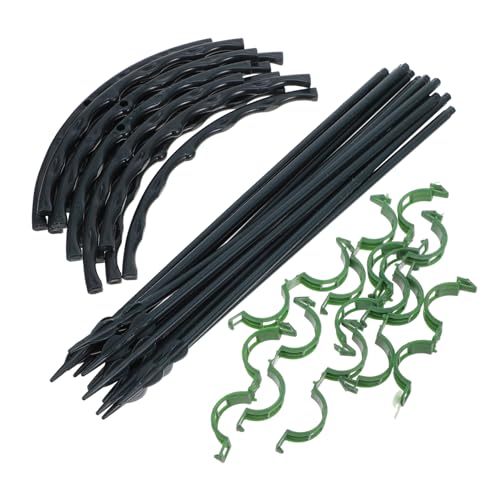 Abaodam 1 Ensemble Support de Plantes Grimpantes avec Clips pour Hortensias et Plantes Monstera Tuteurs Semi Ronds pour Jardinage Durable et Élégant