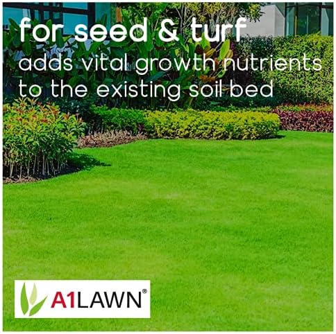 A1 Lawn New Grass Pre-Seed & Pre-Turf Fertiliser - [6-9-6] Phosphorus Rich Feed with Potassium & Nitrogen - UK Professional Grade to Accelerate Germination & A Healthy Root System. (10kg)