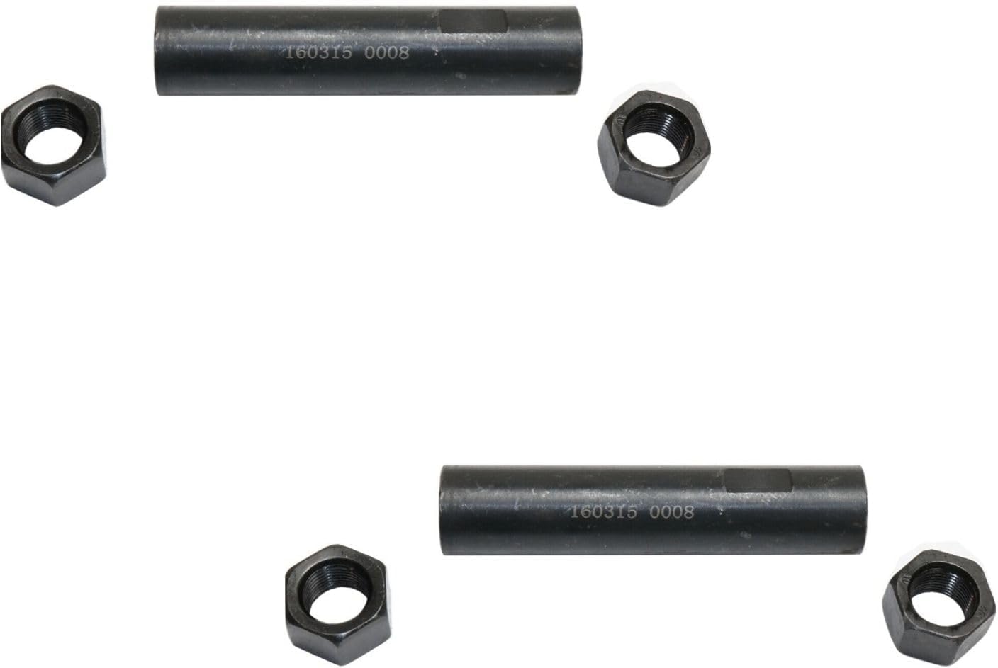 2pcs - Suspension Tie Rod End Adjusting Sleeve Left Driver or Right Passenger Front Side Steel for Lincoln,for Ford,Strict QC