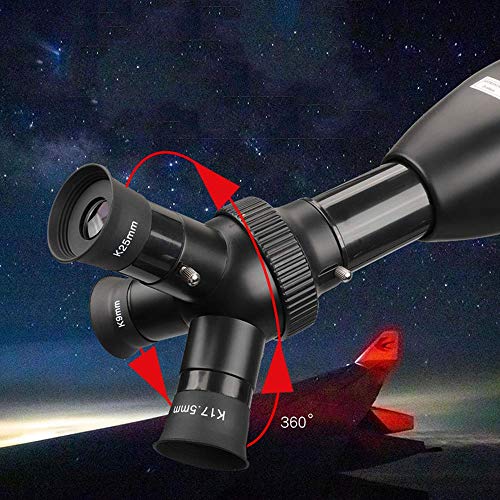 Telescopio astronómico refractor 80 mm apertura 400 mm con trípode y montura para smartphone miniatura 3