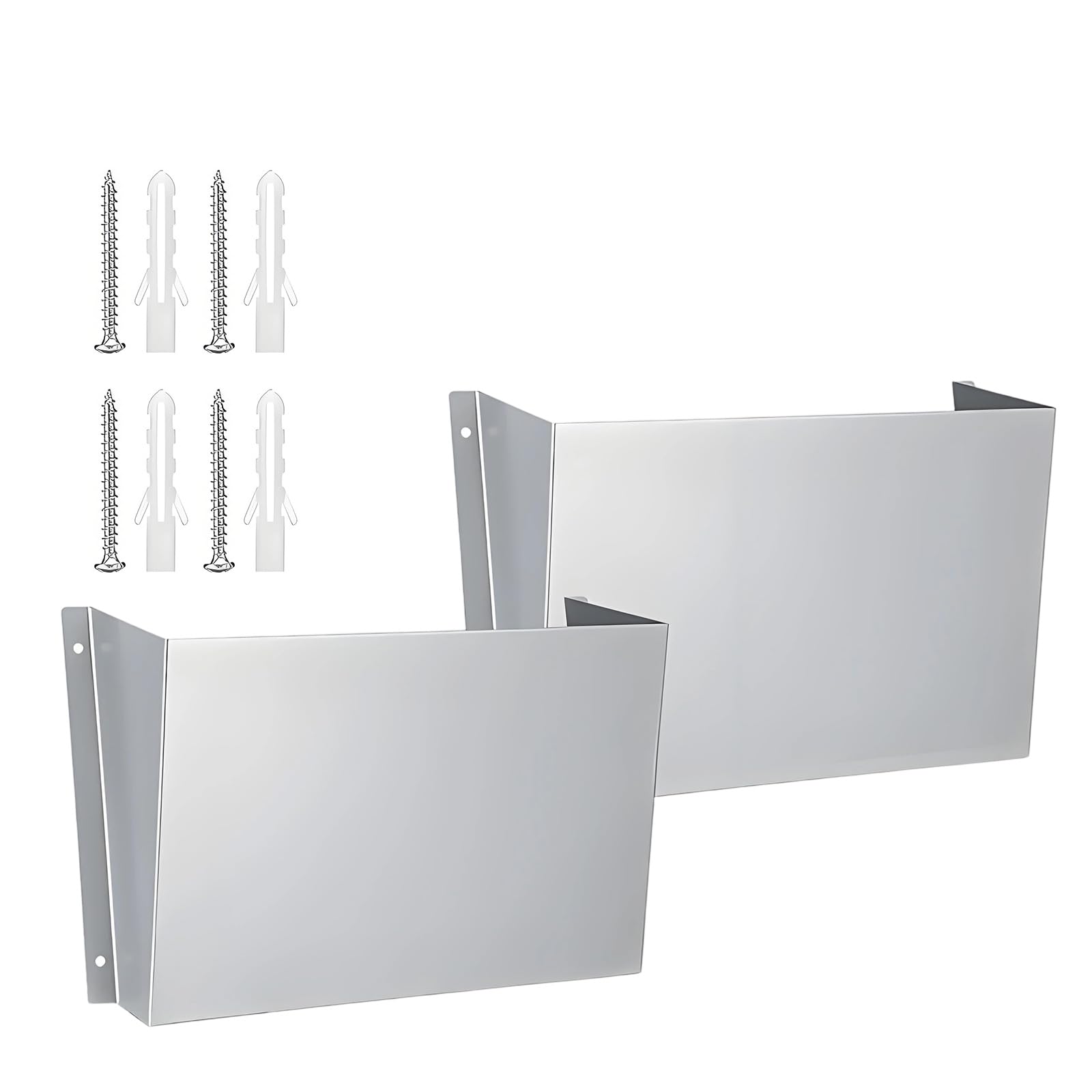 TQUXNGA Sturdy Metal Truck Organizers with Deeply Pockets Perfect for Storing Documents and Map Work Vehicle Organizers Aluminum Truck Shelf