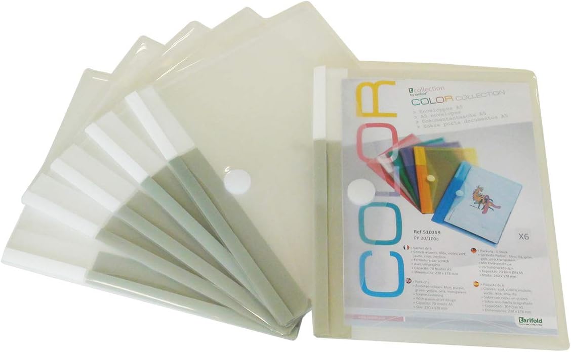 Tarifold Document Wallet DIN tcollection A5, PP, Transparent