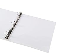 Vista 2 de Filexec Products 50298-64233 - Carpeta de 3 anillos de 1.5 pulgadas, 2 unidades, transparente