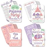 Big Dot of Happiness Pajama Slumber Party - Sleepover Activities & Games for 4 Girls, Birthday Party...