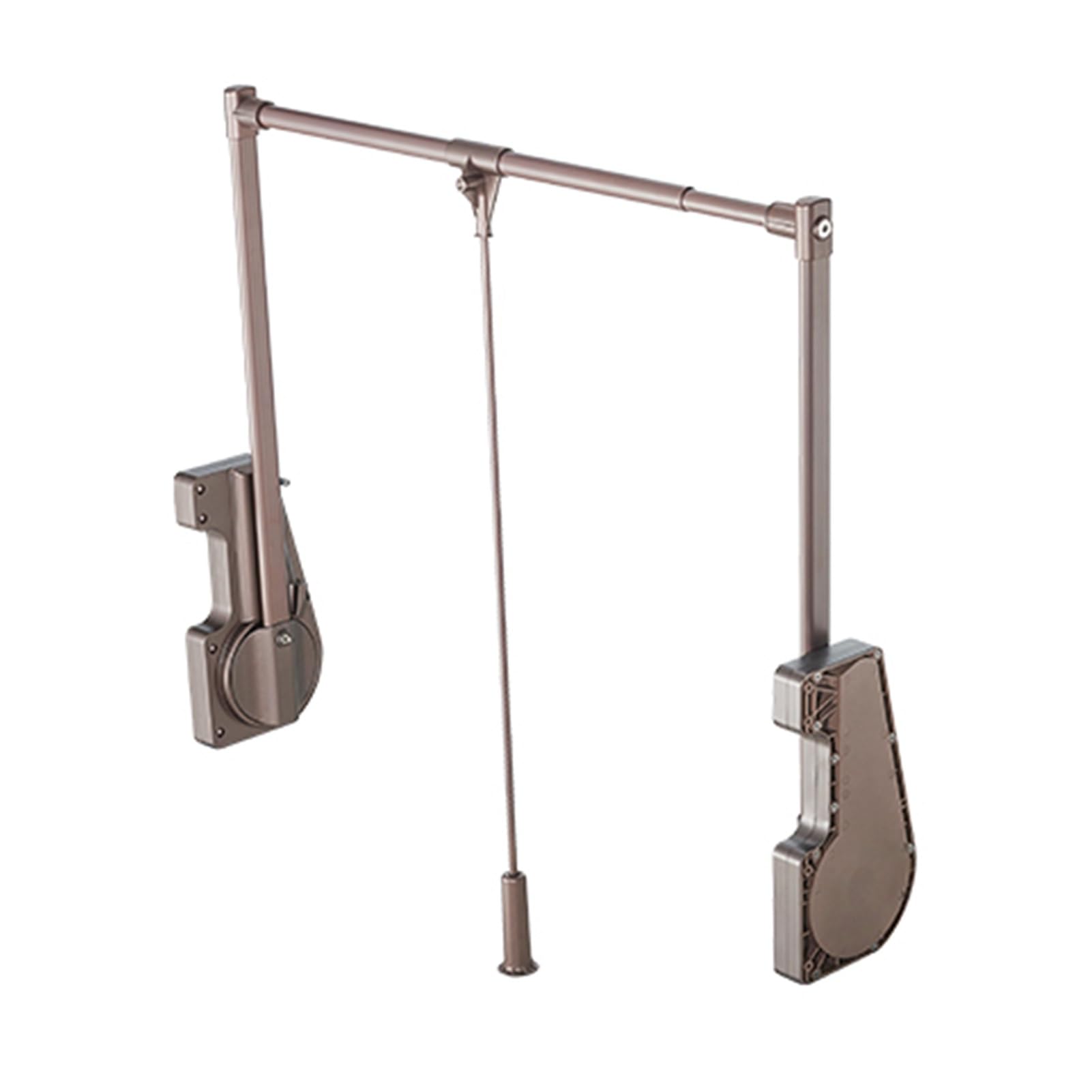 Barre de penderie coulissante pour organiser les garde-robes hautes
