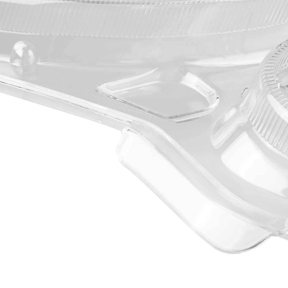 AUTO Lentille de phare, couvercle de phare L & R remplacement de couvercle de lentille claire de phare pour W211 E350 / 300/200 2002-2008 L + R