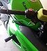RIDE IT FOREVER Short Brake Clutch Levers for Ninja650R Ninja 650 R ER6F ER6N 2009-2016,Ninja400R 2011, Compatible with Versys650cc 2009-2014 Shorty Black Motorcycle levers-Green