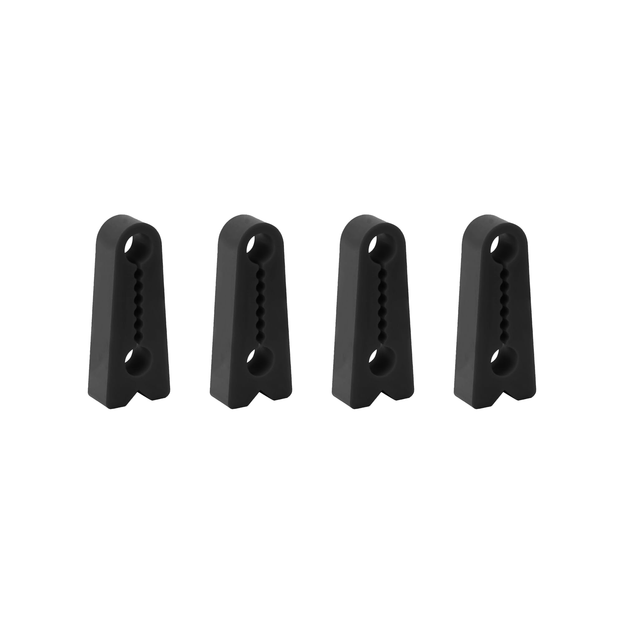 4PCS Car Door Lock Cover, Silicone Car Door Latch Covers Shock Absorber Pad with Non-Slip Teeth Design, Noise Reduction Cars Doors Lock Protector, Universal for Most Cars (Black)