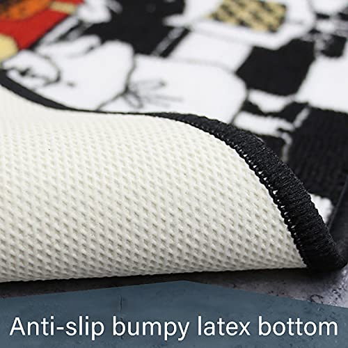 Huangxing - 2 Pieces Kitchen Mat Set Decorative Non-Slip Kitchen Floor Mat Soft Bath Rug Doormat Runner Carpet Set Doormat Bathroom Entrance Mats,C (Color : A) #TOP3