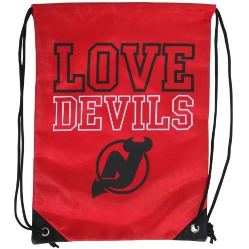 Sac à dos cordon New Jersey Devils rouge pour éviter les sacs encombrants