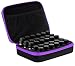 Kapmore Essential Oil Bag Essential Oil Case 30 Bottles Oil Holder Hard Shell Bottle Carrying Case for Travel