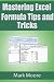 Mastering Excel Formula Tips and Tricks