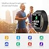 Smart Watch for Android Phones and iOS, Fitness Tracker with All-Day Heart Rate Monitor, Sleep Tracker, Message Call…