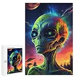 【Alien Head Side View Puzzles de haute qualité】 : nous sommes fiers de dire que tous nos puzzles sont produits en utilisant une technique de découpe de précision pour une finition semblable à celle d'une affiche. Cela garantit que votre puzzle terminé semble lisse et homogène, pour un résultat dont vous pouvez être fier.