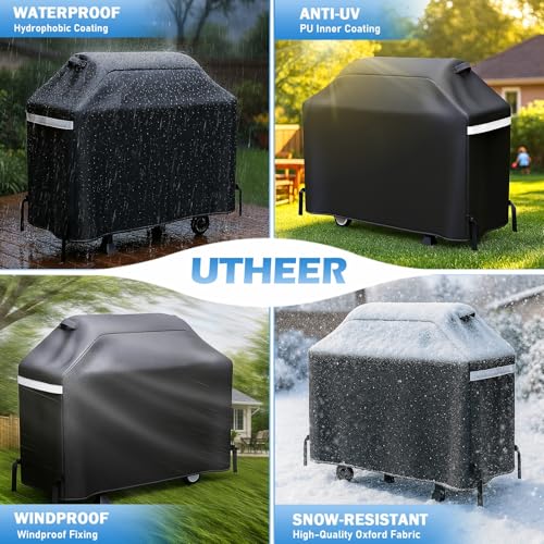 Image of Utheer 65 in Grill Cover for Large 4-6 Burner Grills, 600D Waterproof