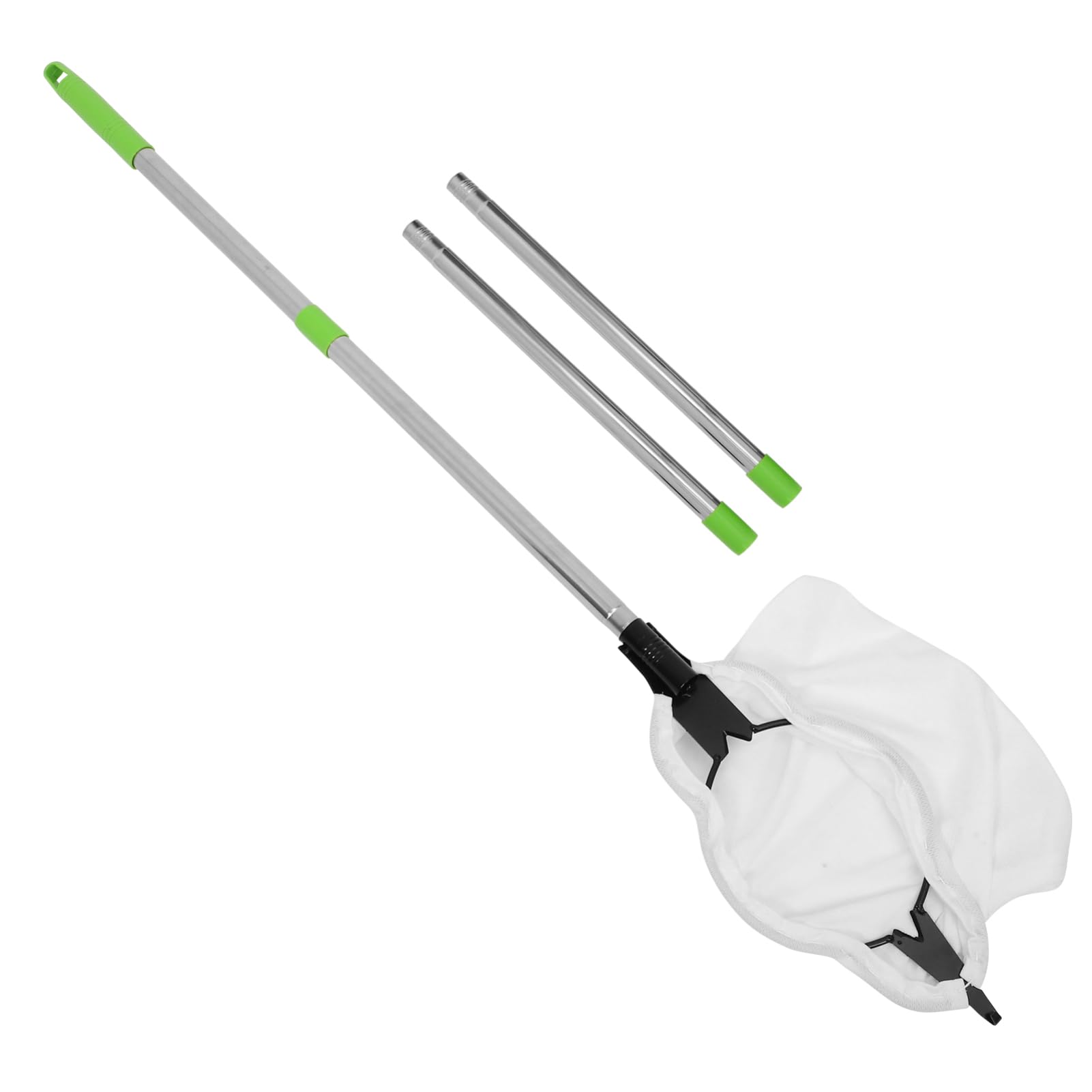 Toddmomy 1 Juego Recolección de Frutas con Extensión Ajustable y Cabezal de Herramienta Multiusos para Manzanas y Incluye Cesta de Recolección y Varilla Inoxidable