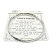 Emulily Lord's Prayer Twist Bangle Silver- Tone Inspirational Engraved Bracelet