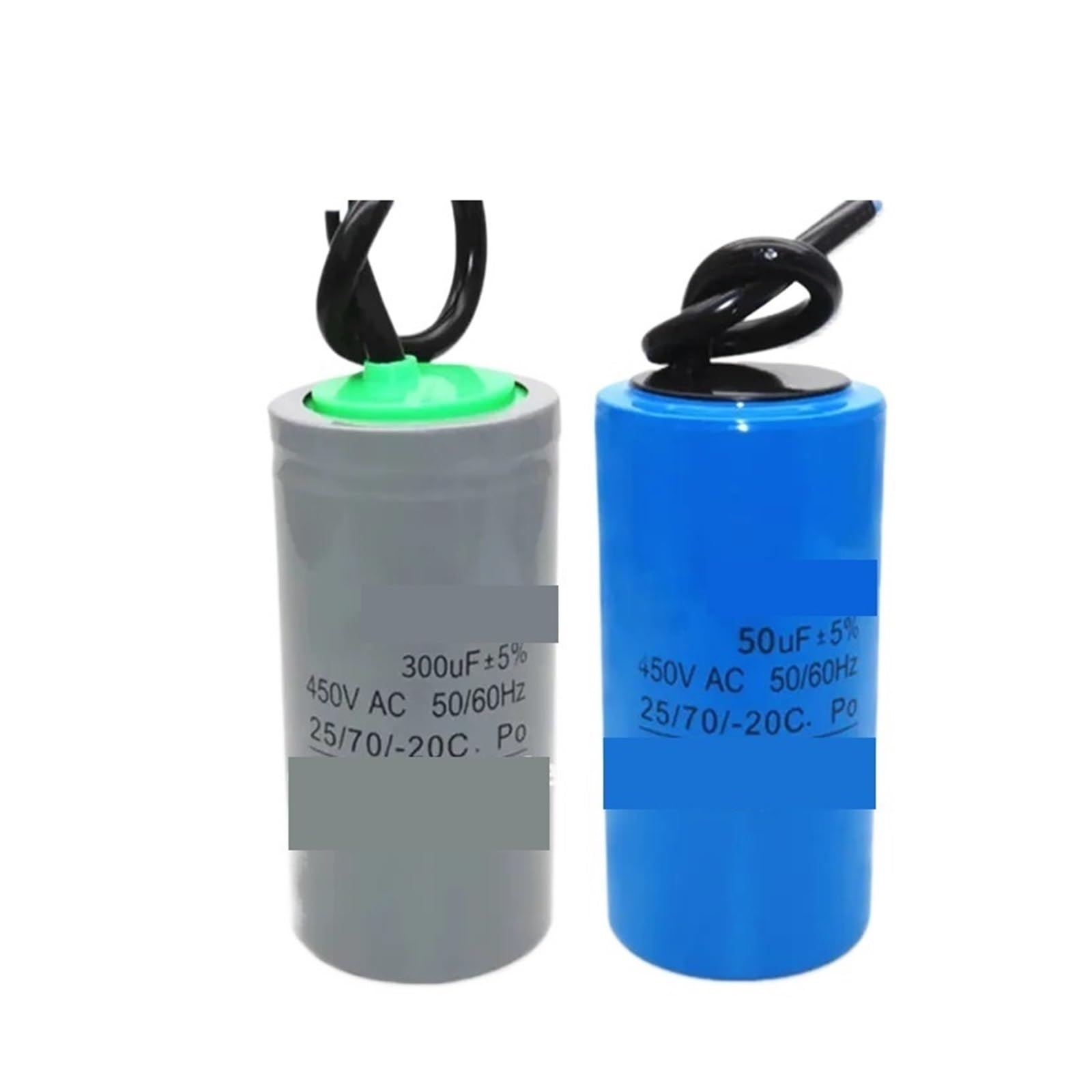 Condensateur de démarrage CD60 300uF pour réparer le compresseur de l'atelier