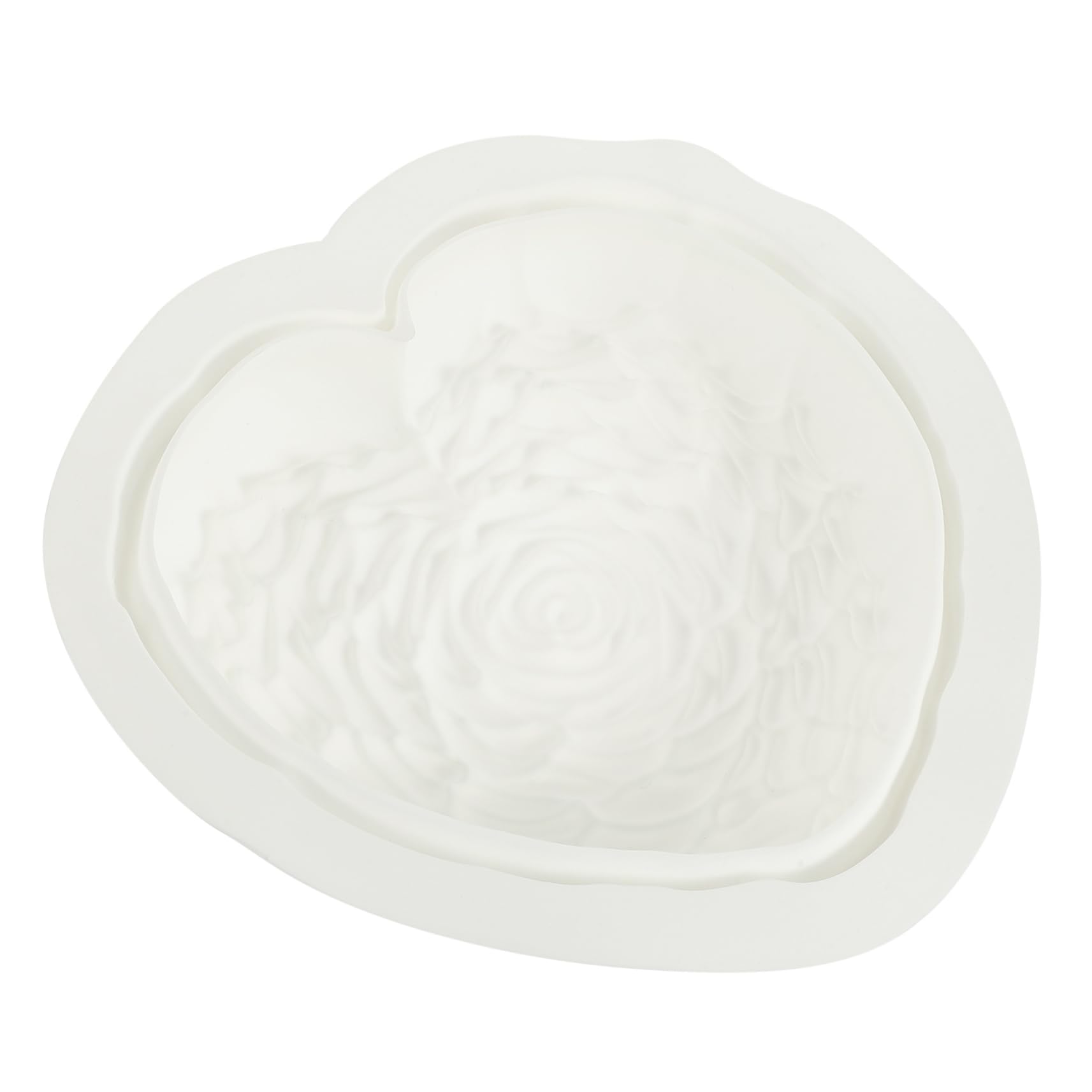Mipcase 3 Pièces Moule à Gâteau Silicone Forme de Cœur Moule à Mousse pour Desserts Spéciaux