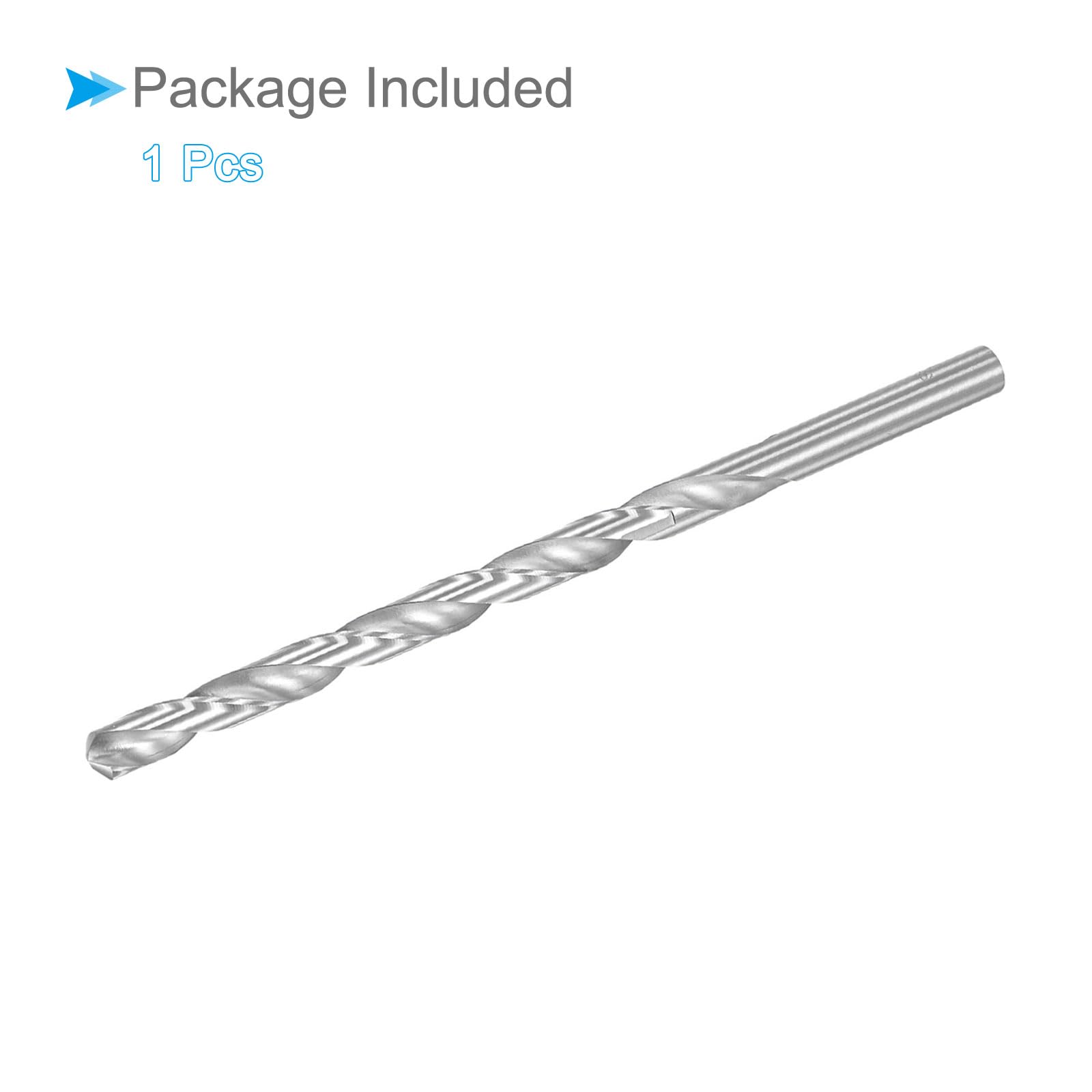 Barrena Helicoidal para Taladro Diámetro la Barrena 11mm Longitud Total 200mm Barrena Acero Rápido con Vástago Recto para Metal Endurecido Carpintería Plástico Aluminio