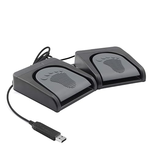 iKKEGOL USB Double Pedal Foot Switch Controller