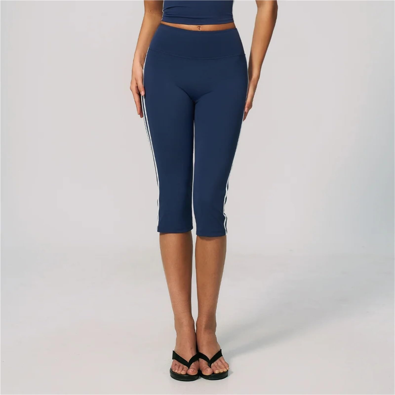 Mallas Piratas Mujer Pantalones De Yoga con Levantamiento De Cadera for Correr De Verano Leggings Capri De Cintura Alta
