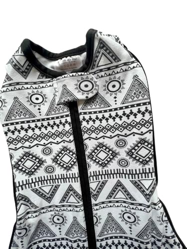 Image of Woombie Grow with Me Baby Swaddle - Convertible Self-Soothing Swaddle Fits Babies 0-18 Months - Expands to Hands-Free, Legs-Out Wearable Blanket - Tribal