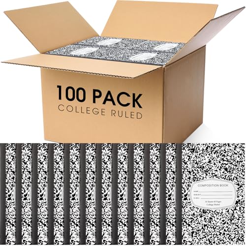 Cahier de composition A5 en lot de 100 pour éviter la panne de pages