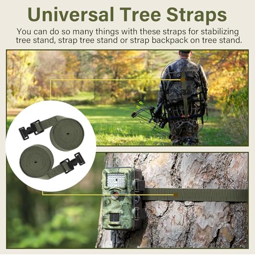 Treestands Utility Straps for Summit Tree Stand, Pair of Climbing Stand Stabilizer Strap for Summit Openshot Climber, Viper Tree Stand - Thumbnail 6