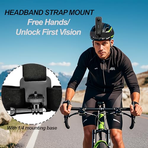 Support de chapeau Insta360 X3 fixation frontale stable - 6