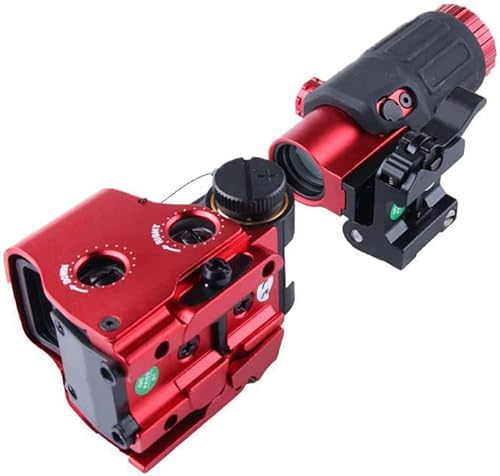 Miniatura 4 de 558+G33 - Mira híbrida holográfica óptica con lupa G33, mira refleja de punto verde/rojo 558 + combo de lupa G33 3X, multiplicador de liberación