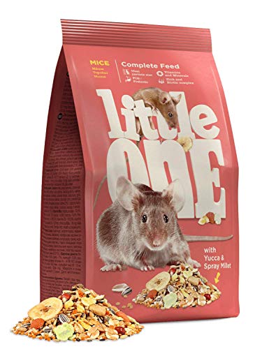 Little One Comlete Feed Mice | 5er Pack | 5 x 400 g | Alleinfuttermittel für Mäuse | Mit Vitaminen & Mineralstoffen