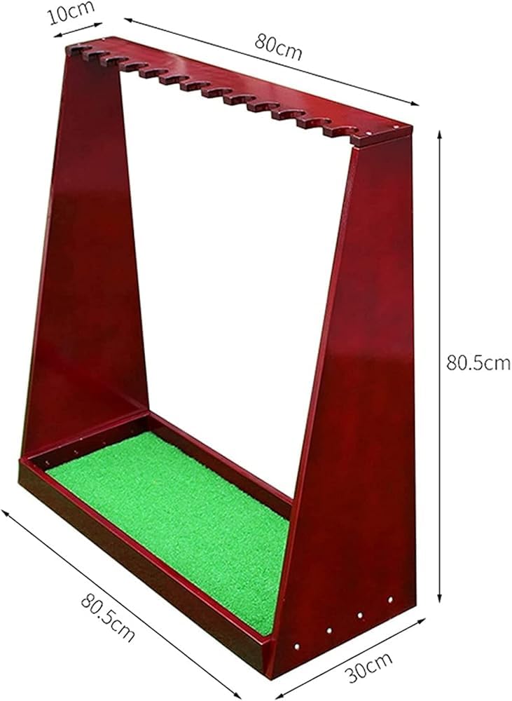 Organizer per mazze da golf, espositore in legno e supporto per putter e attrezzature, ideale per casa o ufficio, mantiene la tua attrezzatura da golf ben organizzata