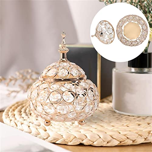 Bougeoir en verre haut de gamme style européen ornement décoratif maison