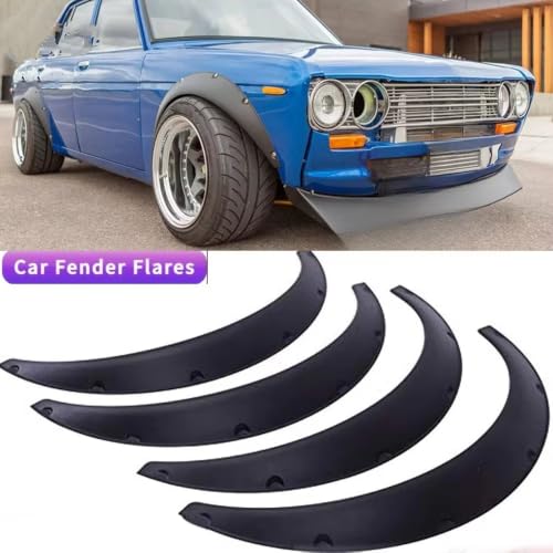 Guardabarros para coche Datsun, kit de protectores de arco de rueda y pasos extraanchos 2