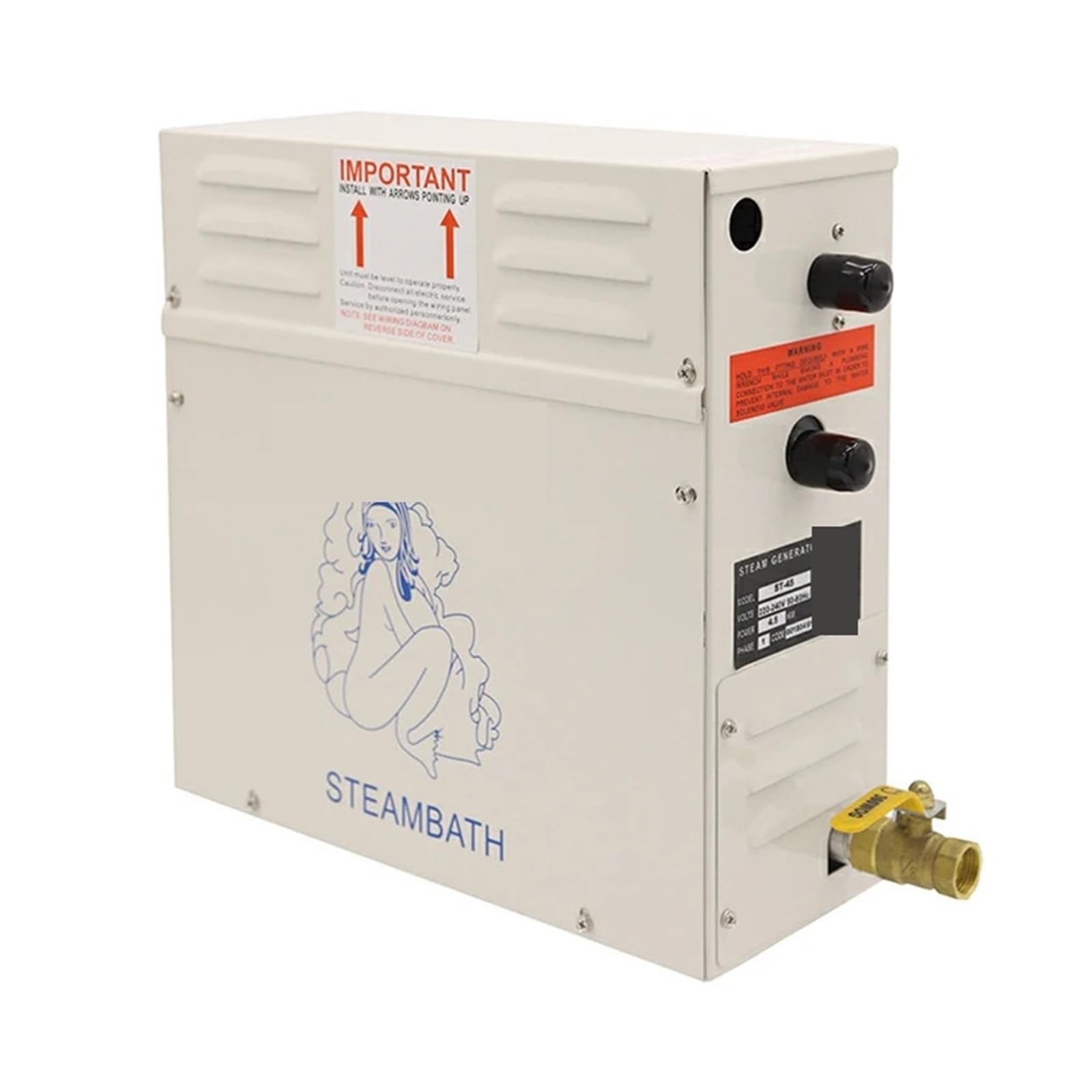 Sauna a vapore, Generatore Di Vapore Da 4.5KW Per Doccia, Macchina Domestica, Sauna, Bagno SPA Con Controller Digitale,per la casa