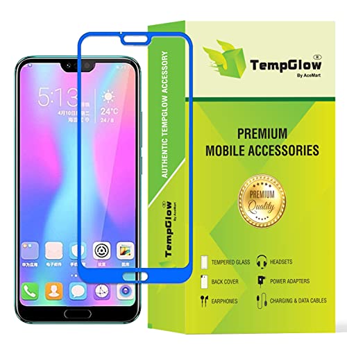 Image of Screen Protector for Huawei Honor 10 (Blue) Tempered Glass Edge-to-Edge 6D Screen Guard With Installation Kit