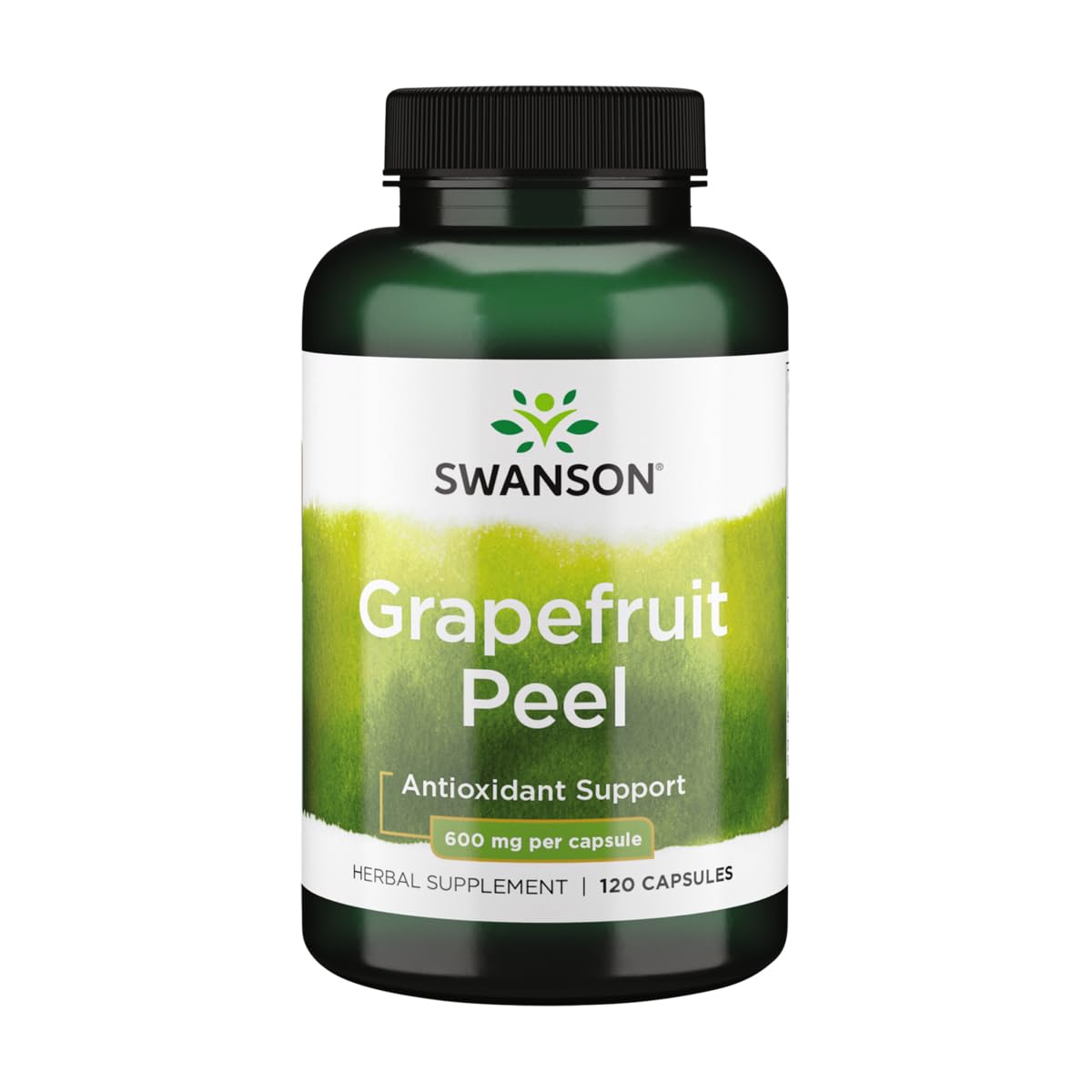 Swanson Full-Spectrum Grapefruit Peel 600 mg, 120 Capsules